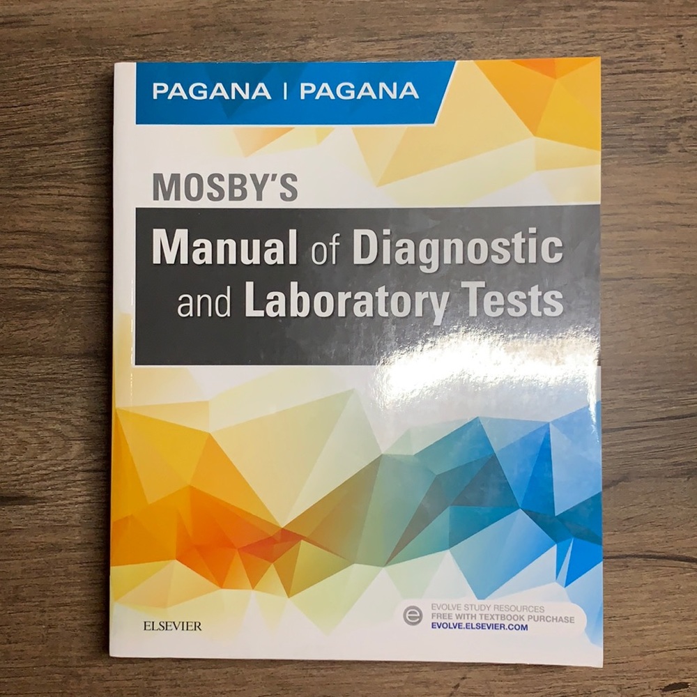 SOLD - Mosby’s Manual of Diagnostic and Lab Tests
